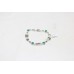 Elephant Bracelet 925 Sterling Silver Marcasite Green Onyx Stone Women Gift D339